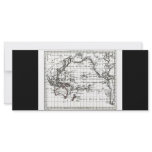Vintage 1806 Map - Australasie et Polynesie Rack Card Template
