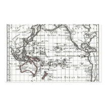 Vintage 1806 Map - Australasie et Polynesie Stickers