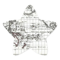 Vintage 1806 Map - Australasie et Polynesie Stickers
