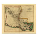 Vintage 1814 Louisiana Map posters by ZephyrusBooks Vintage 1814 Louisiana Map posters