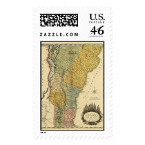 Vintage 1814 Vermont Map postage by ZephyrusBooks Vintage 1814 Vermont Map postage