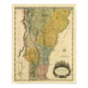Vintage 1814 Vermont Map posters by ZephyrusBooks Vintage 1814 Vermont Map posters