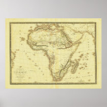 Vintage 1820 Africa Map Posters