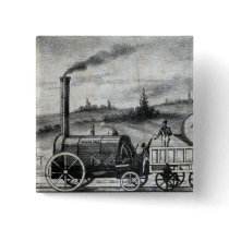 Vintage 1831 Rail Train Bookmark buttons by MyBookmarks Vintage 1831 Rail Train Bookmark buttons