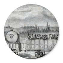 Vintage 1831 Rail Train Bookmark magnets by MyBookmarks Vintage 1831 Rail Train Bookmark magnets