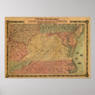 map of maryland and delaware