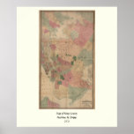 Vintage 1872 Brooklyn Map - New York City, Queens Posters