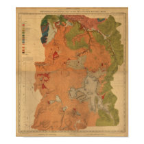 Vintage 1878 Yellowstone Park Map, Wyoming, Montan posters by ZephyrusBooks Vintage 1878 Yellowstone Park Map, Wyoming, Montan posters