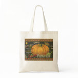 Vintage 1890 Pumpkin Label Bag