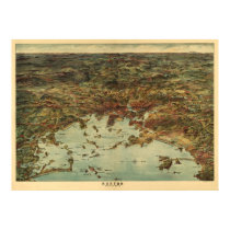 Vintage 1905 Boston View / Map posters by ZephyrusBooks Vintage 1905 Boston View / Map posters