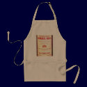 Vintage 1906 Drug Bottle Label Apron by madmerv Vintage 1906 Drug Bottle Label Apron