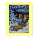 Vintage 1906 Swedish Christmas Poster posters