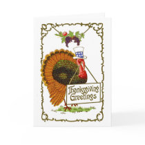 Vintage 1908 Thanksgiving Greeting... - Customized cards by lkranieri Vintage 1908 Thanksgiving Greeting... - Customized cards