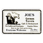 Vintage 1913 Tavern Advertisement Magnet