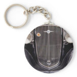 Vintage 1930s Chevy Classic Grill Photograph Keychains