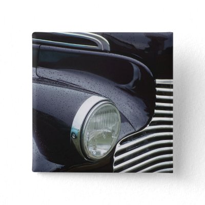Vintage 1930s Classic Car Grill Photo Button by fotoshoppe
