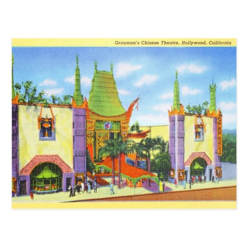 Vintage 1931 Grauman's Chinese Theater Postcards