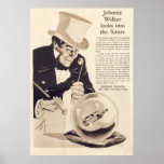 Vintage 1936 ad, for Johnnie Walker posters
