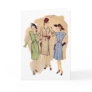 Vintage 1940s Fashion Card