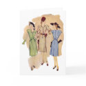 Vintage 1940s Fashion Card by grnidlady Vintage 1940s Fashion Card