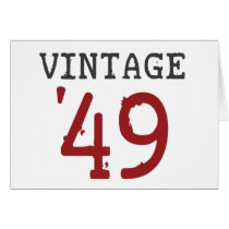 Vintage 1949 greeting card