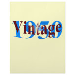Vintage 1950 personalized letterhead