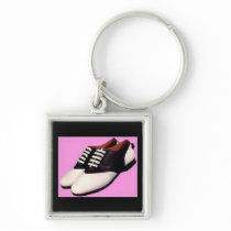 Vintage 1950 Saddle Shoes Premium Keychain