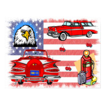 Vintage 1950's and 60's Collage Poster posters