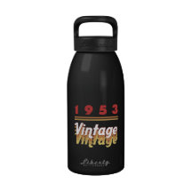 Vintage 1953 botella de beber