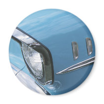 Vintage 1957 Chevy Car Grill Photograph Refrigerator Magnets