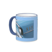 Vintage 1957 Chevy Car Grill Photograph Coffee Mugs