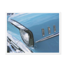 Vintage 1957 Chevy Car Grill Photograph Post Cards