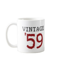 Vintage 1959 coffee mug