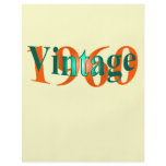 Vintage 1960 flyer design