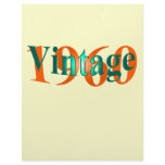 Vintage 1960 custom letterhead