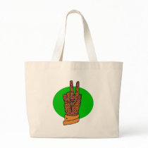 Vintage 1960s and 1970s Peace Hand Sign bags