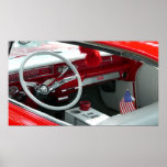 Vintage 1960's Car Interior Print