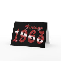 Vintage 1963 Card