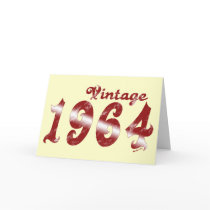 Vintage 1964 Card by Method77 Vintage 1964 Card