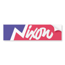 Vintage 1968 Richard Nixon Bumper Sticker