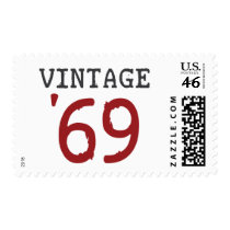 Vintage 1969 postage