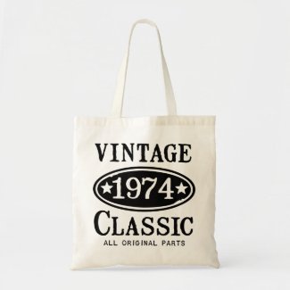 Vintage 1974 Classic Gifts Bags