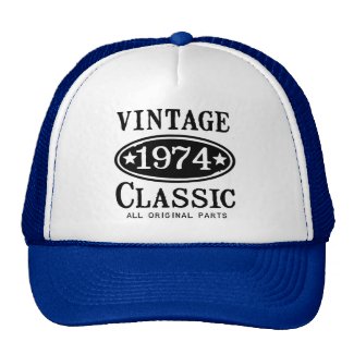 Vintage 1974 Classic Hat