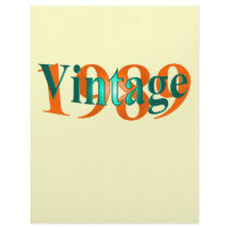 Vintage 1989 letterhead