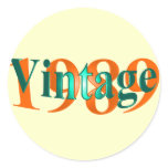 Vintage 1989 stickers