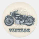 Vintage 1 round sticker
