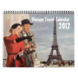 Vintage 2012 Travel Calendar