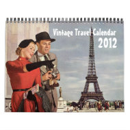 Vintage 2012 Travel Calendar calendar