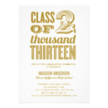 VINTAGE 2013 | GRADUATION PARTY INVITATION