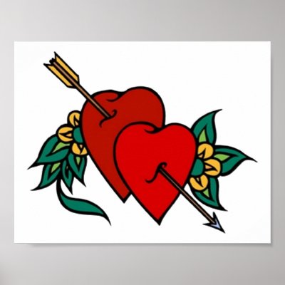 Tattoo Art Hearts